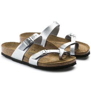 ビルケンシュトック(BIRKENSTOCK)の新品・未使用☻　ビリケンシュトック　mayari シルバー(サンダル)