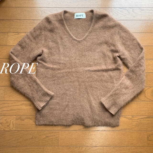 ROPE’(ロペ)のROPEブラウンニット レディースのトップス(ニット/セーター)の商品写真