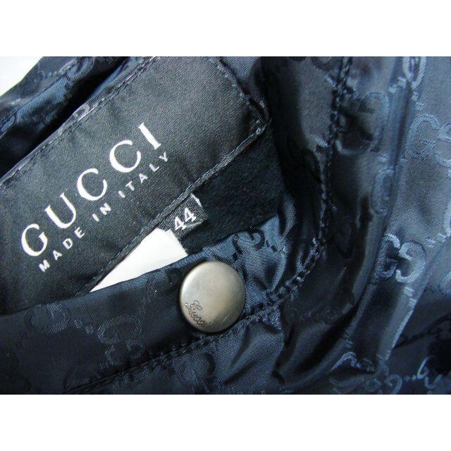 Gucci(グッチ)のGUCCIグッチGGロゴ柄シェリーナイロンリバーシブル中綿ダウンジャケットブルゾ メンズのジャケット/アウター(ダウンジャケット)の商品写真