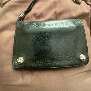 クロムハーツ(Chrome Hearts)のクロムハーツ 2ジップ レザーウォレット　ジャンク(折り財布)