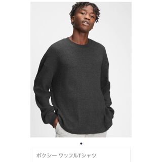 ギャップ(GAP)の即完売　GAP ボクシーワッフルTシャツ  XL(Tシャツ/カットソー(七分/長袖))