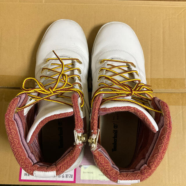 Timberland(ティンバーランド)のティンバーランド サイドジップブーツ ブリジットン ホワイト 26センチ メンズの靴/シューズ(ブーツ)の商品写真