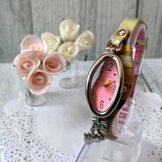 【動作OK】Paul Smith ポールスミス 腕時計 オーバル チャーム付