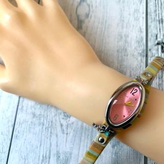 【動作OK】Paul Smith ポールスミス 腕時計 オーバル チャーム付