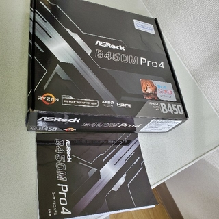 asrock b450m pro4(PCパーツ)