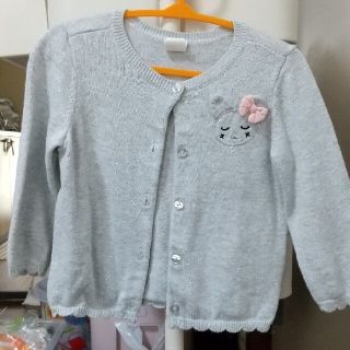 エイチアンドエム(H&M)のベビー　カーディガン　H&M  4-6M(カーディガン/ボレロ)