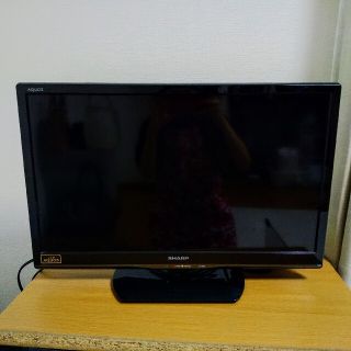 アクオス(AQUOS)のSHARP AQUOS 液晶テレビ 24型 ブラック LC-24K9B(テレビ)