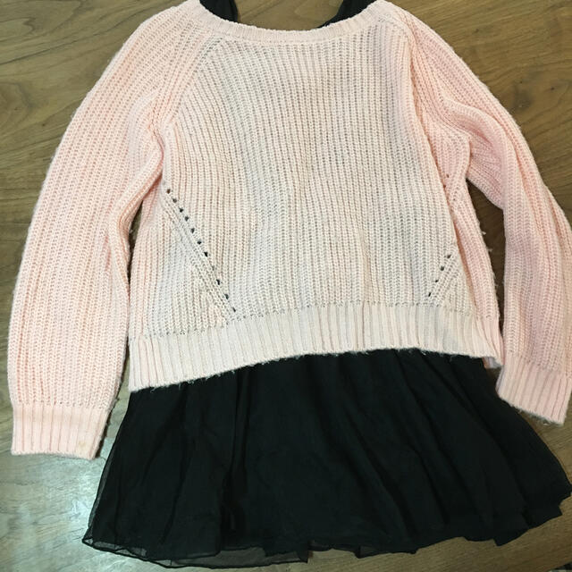 INGNI First(イングファースト)のpink♡様専用　可愛い！INGNI FIRST セットニット　140 キッズ/ベビー/マタニティのキッズ服女の子用(90cm~)(ニット)の商品写真