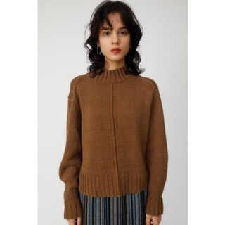 マウジー(moussy)のSPRING COLOR B/N KNIT TOP(ニット/セーター)