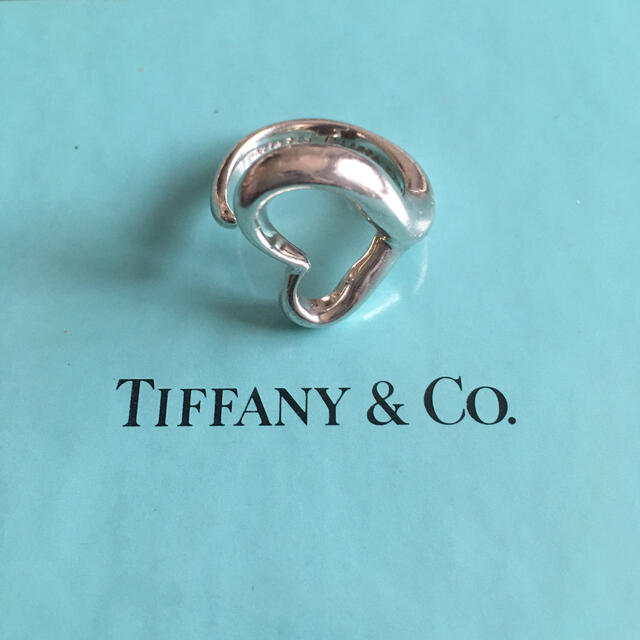 Tiffany & Co.(ティファニー)のティファニー  オープンハート リング  8号 レディースのアクセサリー(リング(指輪))の商品写真