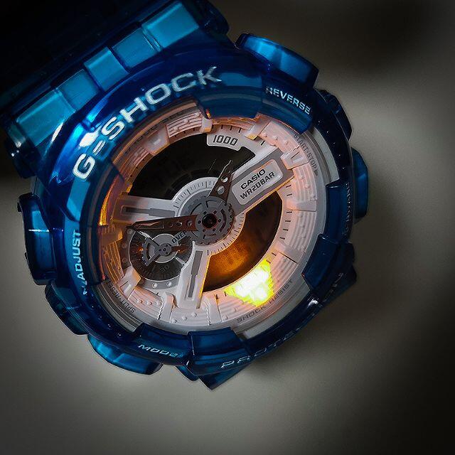 CASIO(カシオ)のG-SHOCK GA-110BC ブルースケルトン & メタル遊環 メンズの時計(腕時計(アナログ))の商品写真