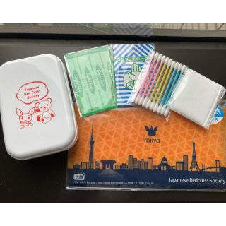 【非売品】けんけつちゃん東京デザインマスクケース・救急セット（No.124）(ノベルティグッズ)