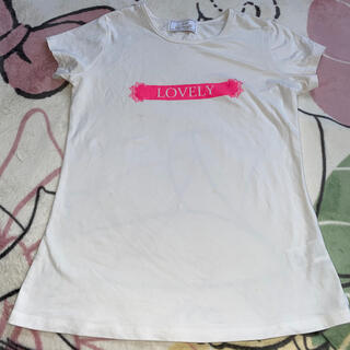 レディー(Rady)のRady LOVEY白Tシャツ  F(Tシャツ(半袖/袖なし))
