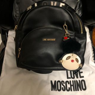 モスキーノ(MOSCHINO)のLOVE MOSCHINO♡チャーム付きリュック　#LOVE(リュック/バックパック)