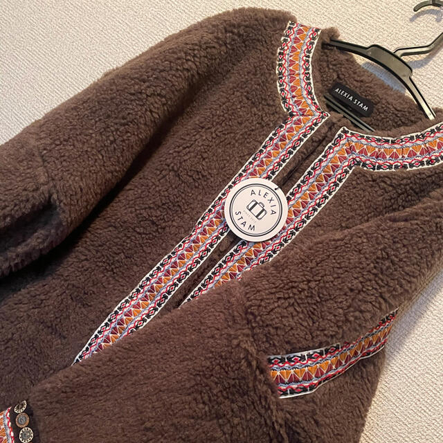 ALEXIA STAM - 2019AW ボアフリースコートの通販 by chiaki's shop