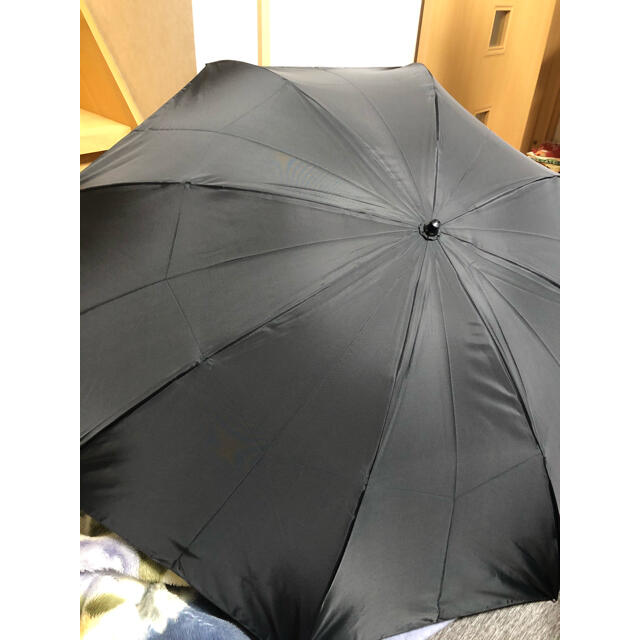 日本製　折り畳み傘　黒色　メンズ　ビジネスフォーマル　父の日 メンズのファッション小物(傘)の商品写真