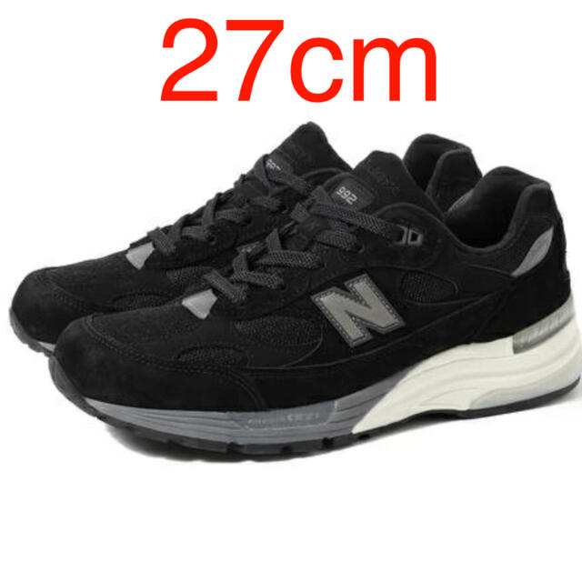 【美品】new balance M992BL US9 27cm 992BL