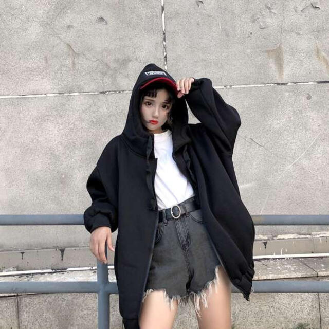 ヒット商品 秋冬コーデ ゆったりパーカー 韓国ストリート ブラックの通販 By ままshop S Shop ラクマ ヒット商品 秋冬コーデ ゆったりパーカー 韓国ストリート ブラックの通販 By ままshop S Shop ラクマ
