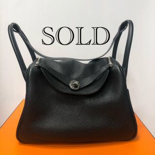 エルメス(Hermes)のHERMES エルメス リンディ30 ブラック(ハンドバッグ)