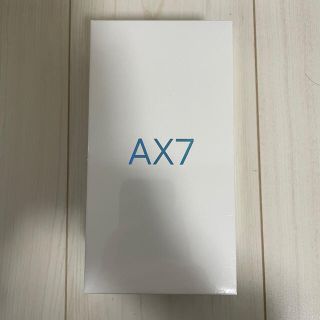 アンドロイド(ANDROID)のOPPO AX7 simフリー(スマートフォン本体)