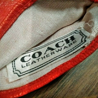 コーチ(COACH)のCOACH　革手袋　赤(手袋)