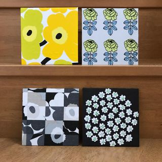 マリメッコ(marimekko)の【花マルコ様オーダー専用】パネル☆ヴィヒキルース☆マリメッコ★ハンドメイド(その他)