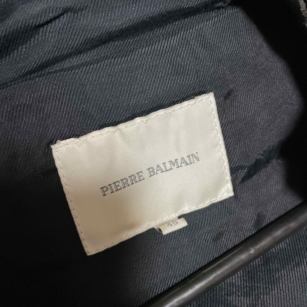 Pierre Balmain(ピエールバルマン)の《最終価格になります》PIERRE BALMAIN ピエール バルマン ブルゾン メンズのジャケット/アウター(レザージャケット)の商品写真