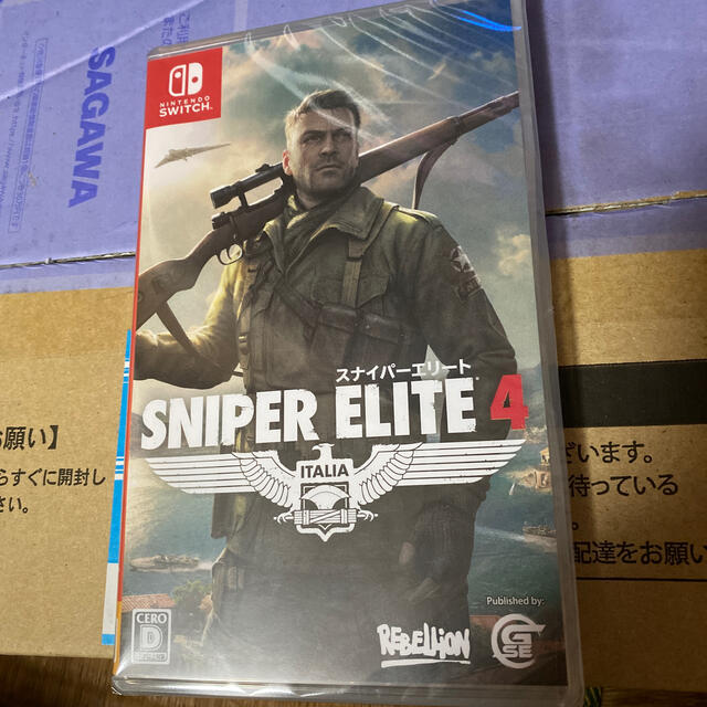 Nintendo Switch(ニンテンドースイッチ)のSniper Elite 4 Switch スナイパーエリート未開封 エンタメ/ホビーのゲームソフト/ゲーム機本体(家庭用ゲームソフト)の商品写真