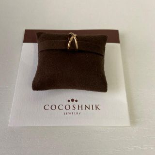 ココシュニック(COCOSHNIK)の【新品未使用】ココシュニック クロスループヘリックスイヤーカフ(片耳用)(イヤーカフ)