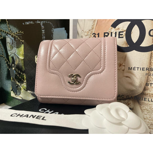 CHANEL(シャネル)の【レア☆24番台】 CHANEL シャネル マトラッセ ミニ財布 人気カラー レディースのファッション小物(財布)の商品写真