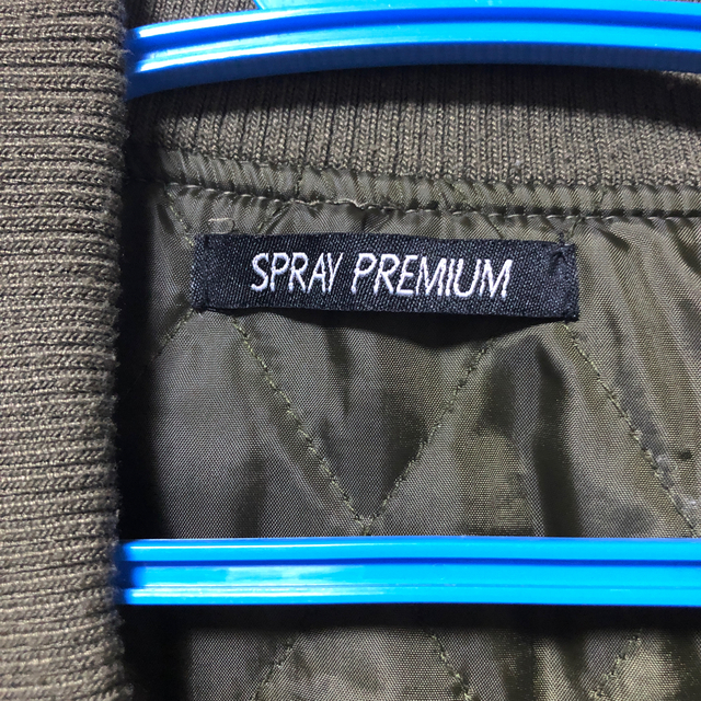 SpRay(スプレイ)のBIG MA-1   カーキ　M レディースのジャケット/アウター(ブルゾン)の商品写真