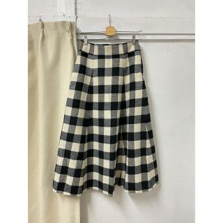 ユナイテッドアローズグリーンレーベルリラクシング(UNITED ARROWS green label relaxing)の【値下】GREEN LABEL RELAXING チェックスカート(ロングスカート)