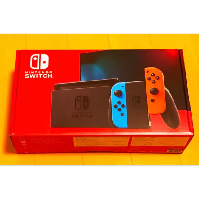 早い者勝ち‼️新品‼️任天堂switch 本体　ネオンカラー　店舗印あり‼️任天堂