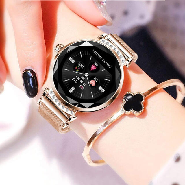 スマートウォッチ レディース 最新版 女性スマートウォッチ 女性の腕時計 メンズの時計(腕時計(デジタル))の商品写真