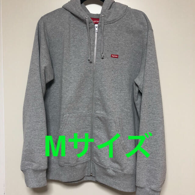 supreme small box logo zip up パーカー L