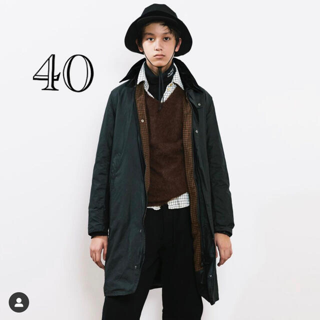 Barbour(バーブァー)のスタイリスト私物　バブアー　AURALEE コート　サイズ40 メンズのジャケット/アウター(ミリタリージャケット)の商品写真