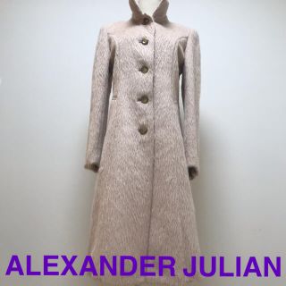 【ALEXANDER JULIAN】アルパカ70% ロングコート(ロングコート)