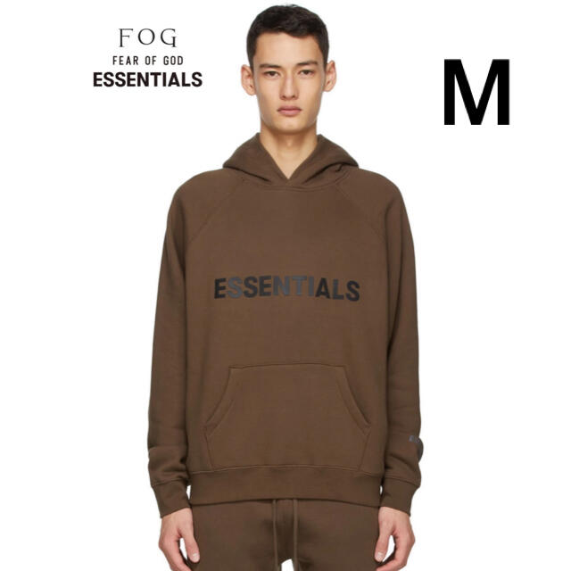 FEAR OF GOD - エッセンシャルズ パーカー フーディー ブラウン 茶色の ...