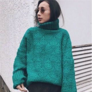 アメリヴィンテージ(Ameri VINTAGE)のAmeri VINTAGE ACORN TURTLE LOOSE KNIT (ニット/セーター)