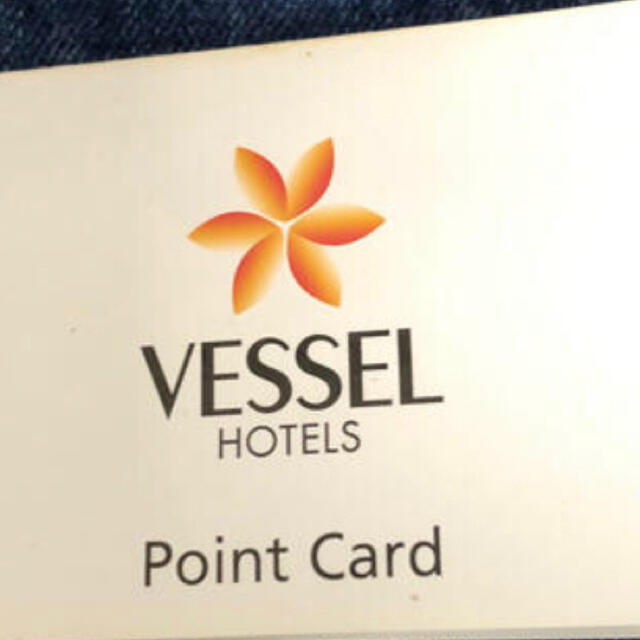 ベッセルホテルのポイントカード10個推印1枚優待券/割引券