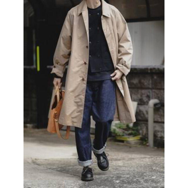 FINX DOUBLE CLOTH SOUTIEN COLLAR COAT  メンズのジャケット/アウター(ステンカラーコート)の商品写真