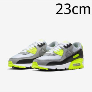 ナイキ(NIKE)の23cm エアマックス90 airmax90 ネオン ボルト イエロー(スニーカー)