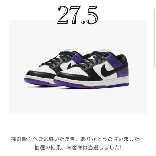 NIKE SB DUNK LOW PRO COURT PURPLE - スニーカー