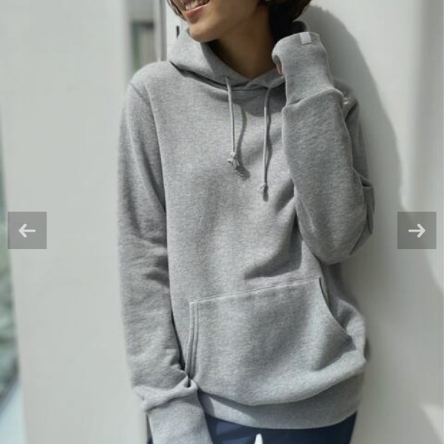 L'Appartement DEUXIEME CLASSE(アパルトモンドゥーズィエムクラス)のLOOPWHEELER x LOWERCASE  Sweat Parka レディースのトップス(パーカー)の商品写真