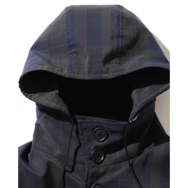 BEAMS(ビームス)のBEAMS PLUS / チェック フーデッド コート メンズのジャケット/アウター(モッズコート)の商品写真