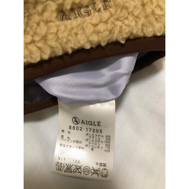 AIGLE(エーグル)のAIGLE ボアベスト　レディース M レディースのジャケット/アウター(ダウンベスト)の商品写真