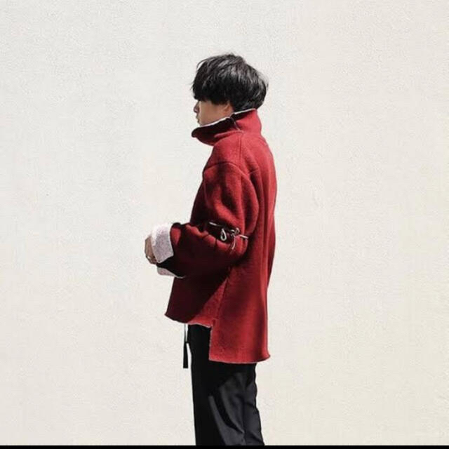 SUNSEA 18AW W-FACE WOOL TURTLE タートルニット