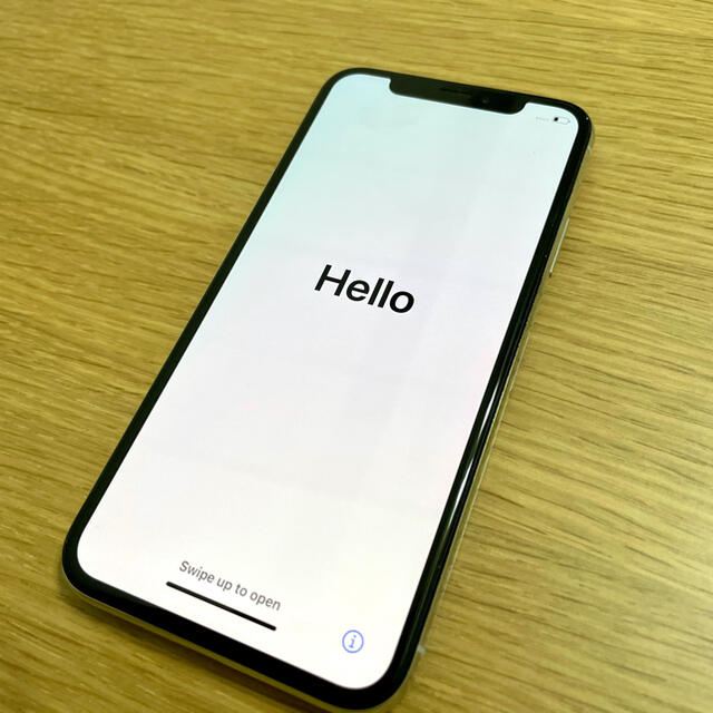 iPhoneX 64GB Silver SIMロック解除済