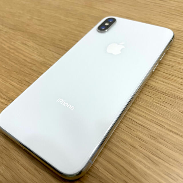 iPhoneX 64GB Silver SIMロック解除済