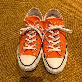 コンバース(CONVERSE)のconverse ALL STAR 100 OX オレンジ　コンバース(スニーカー)